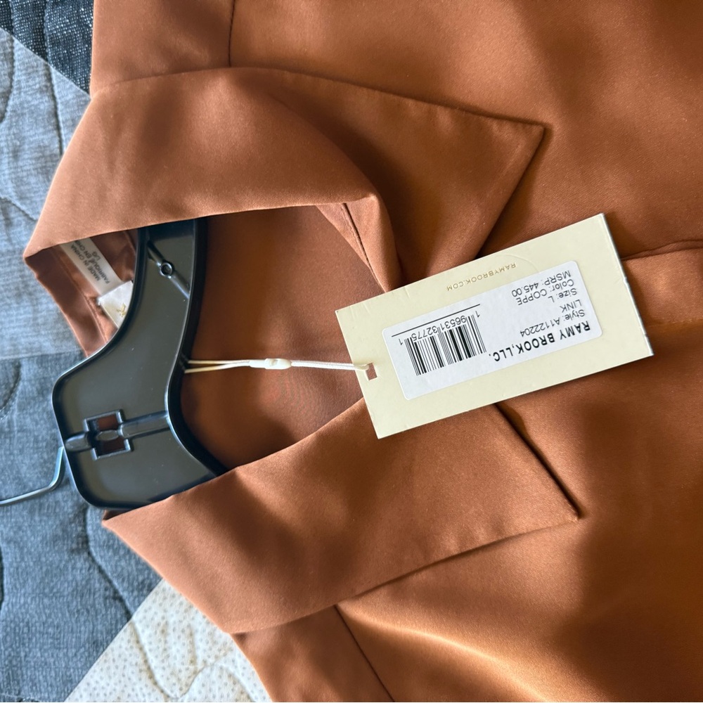 Ramy Brook Bronze Satin Blouse